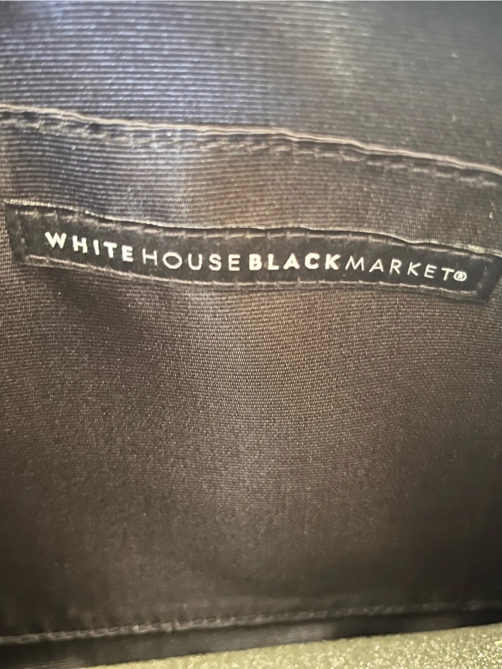 White House Black Market Black Wristlet Clutch with Pink Floral Print - Picture 3 of 11
